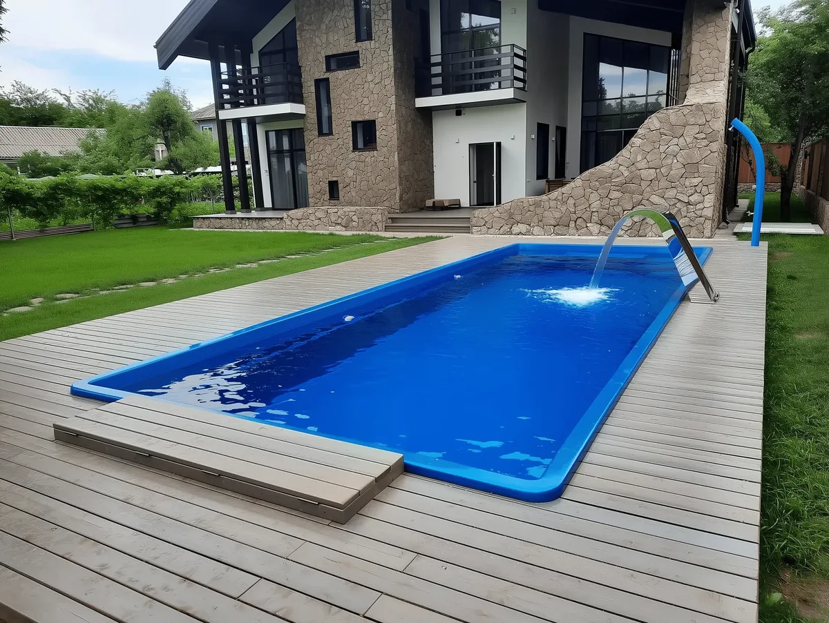 Композитный бассейн Laguna 9 — вид сверху в Архангельске