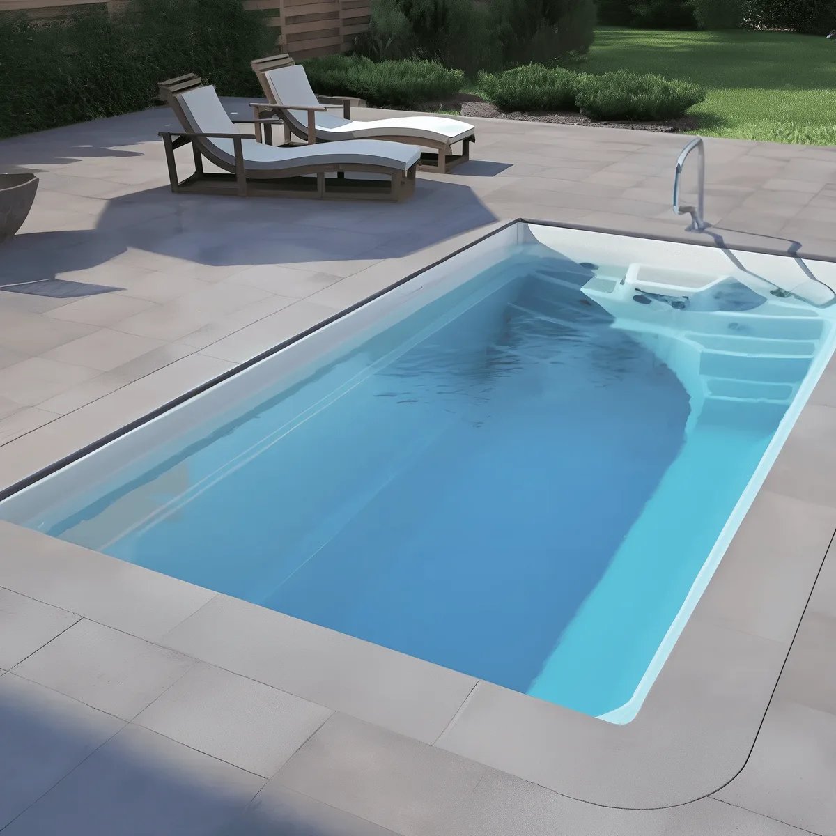 Композитный бассейн Laguna 5 — вид сверху в Архангельске