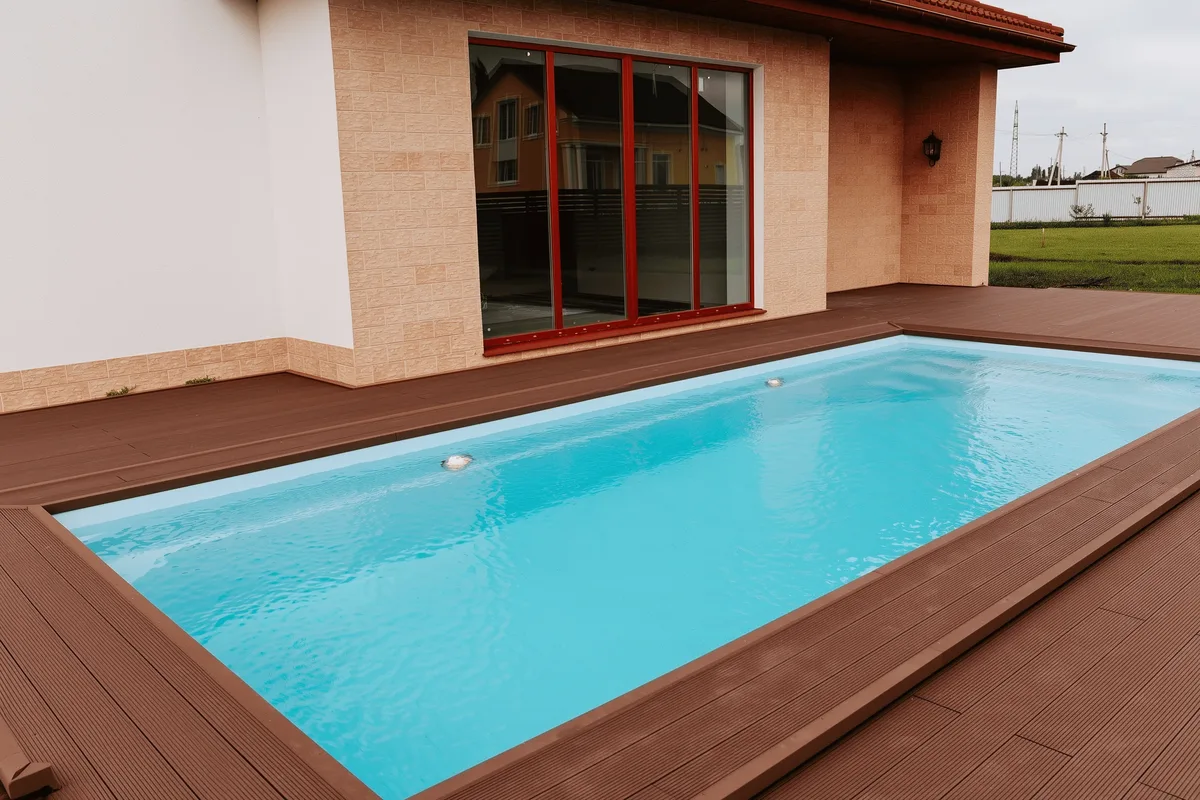 Композитный бассейн Laguna 8 — вид сверху в Архангельске