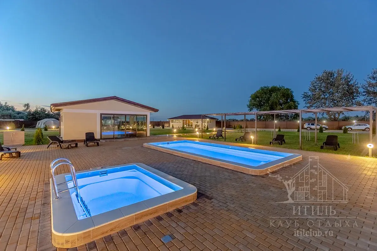 Композитная купель Laguna 3 — установка в Архангельске